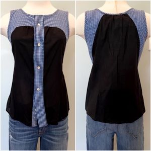 1 of a Kind Sleeveless Top Made of Recycled Fabric